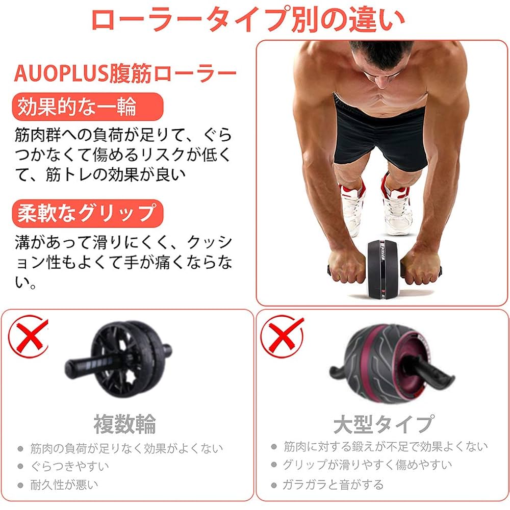 腹筋ローラー 膝マット付き アブホイール 静音 一輪 腹筋 楽天市場】腹筋ローラー 膝マット付き アブホイール 静音 一輪